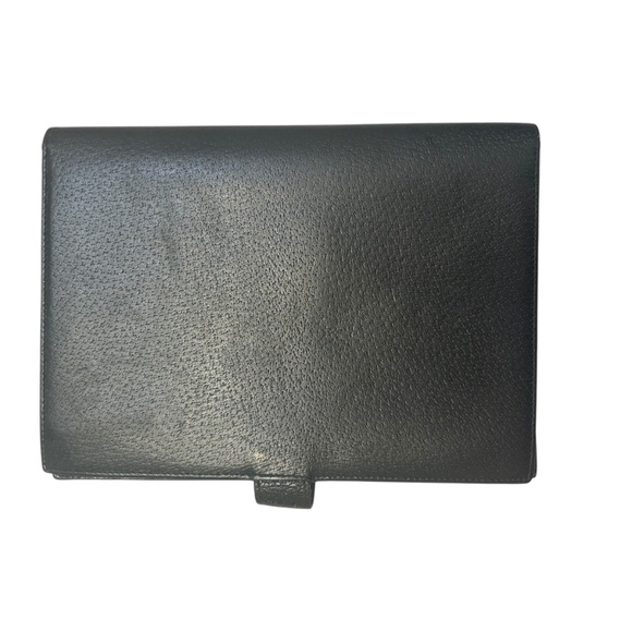 Coach vintage black leather business folio made in Italy rare - Picture 4 of 7